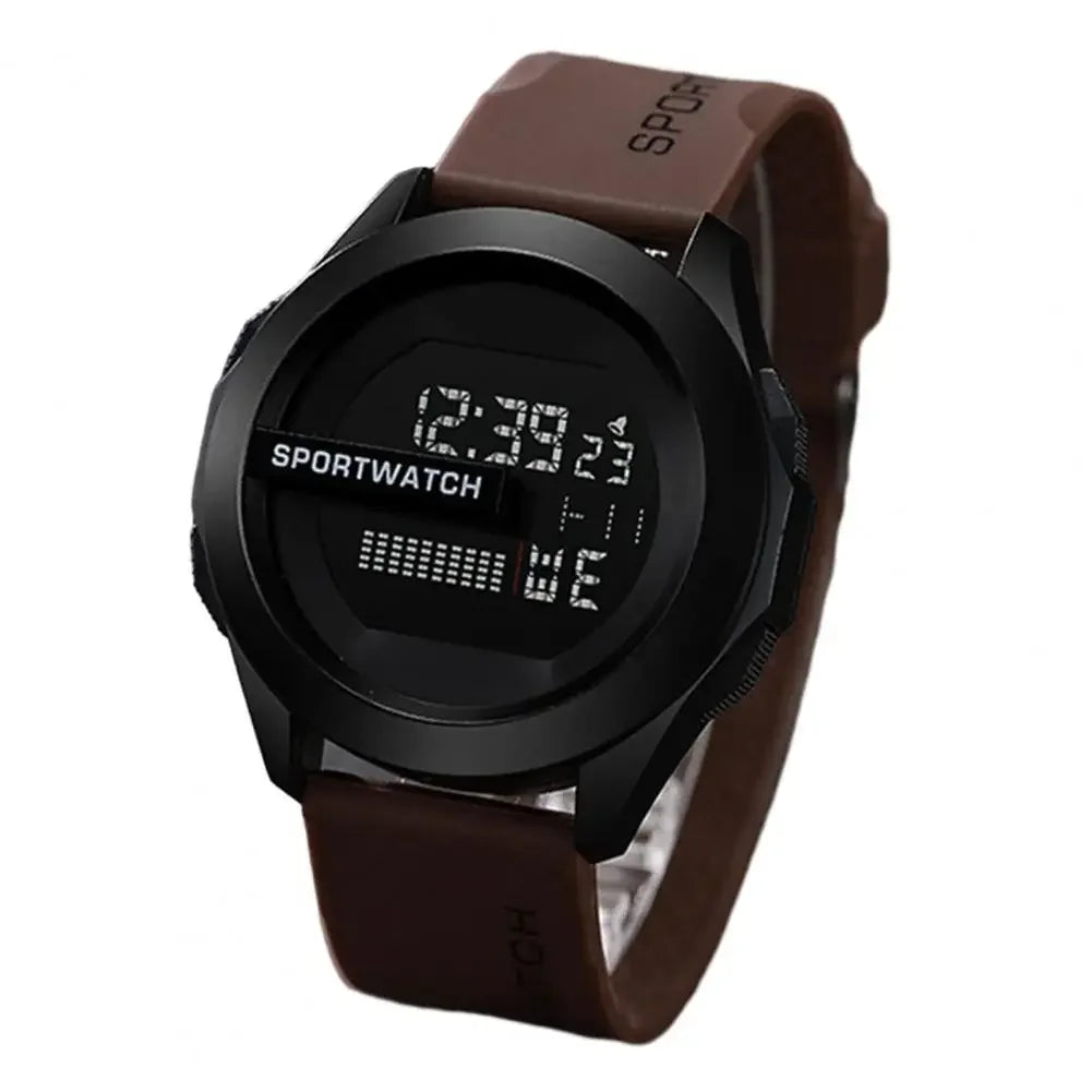 Luxury Men's Tactical Sports Watch | Executive LED Digital Chronograph & Waterproof Performance