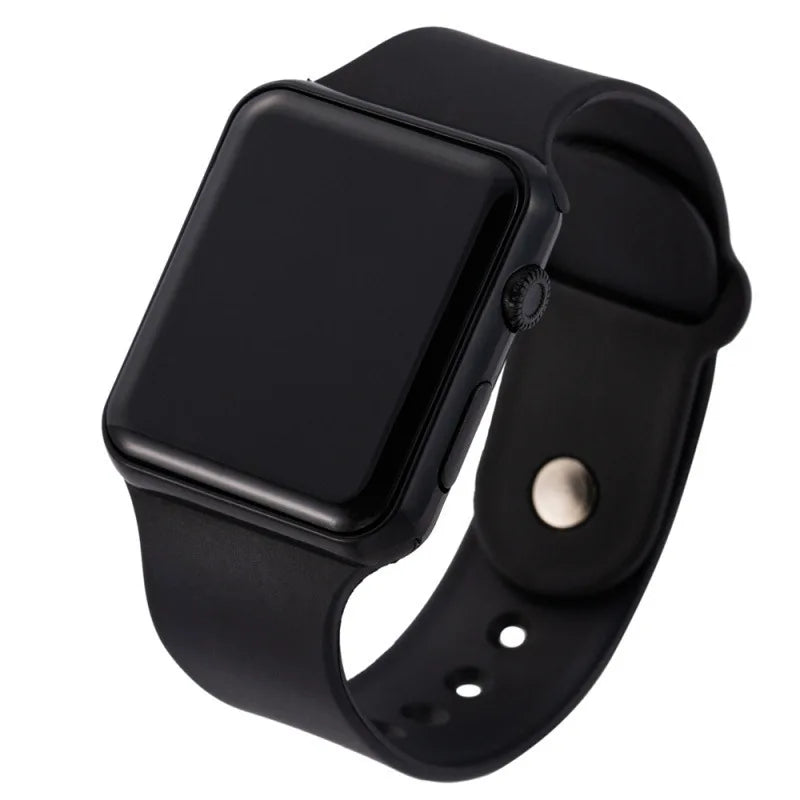 Luxury Unisex Slim Digital Watch | 8mm Ultra-Thin LED Rectangle Watch