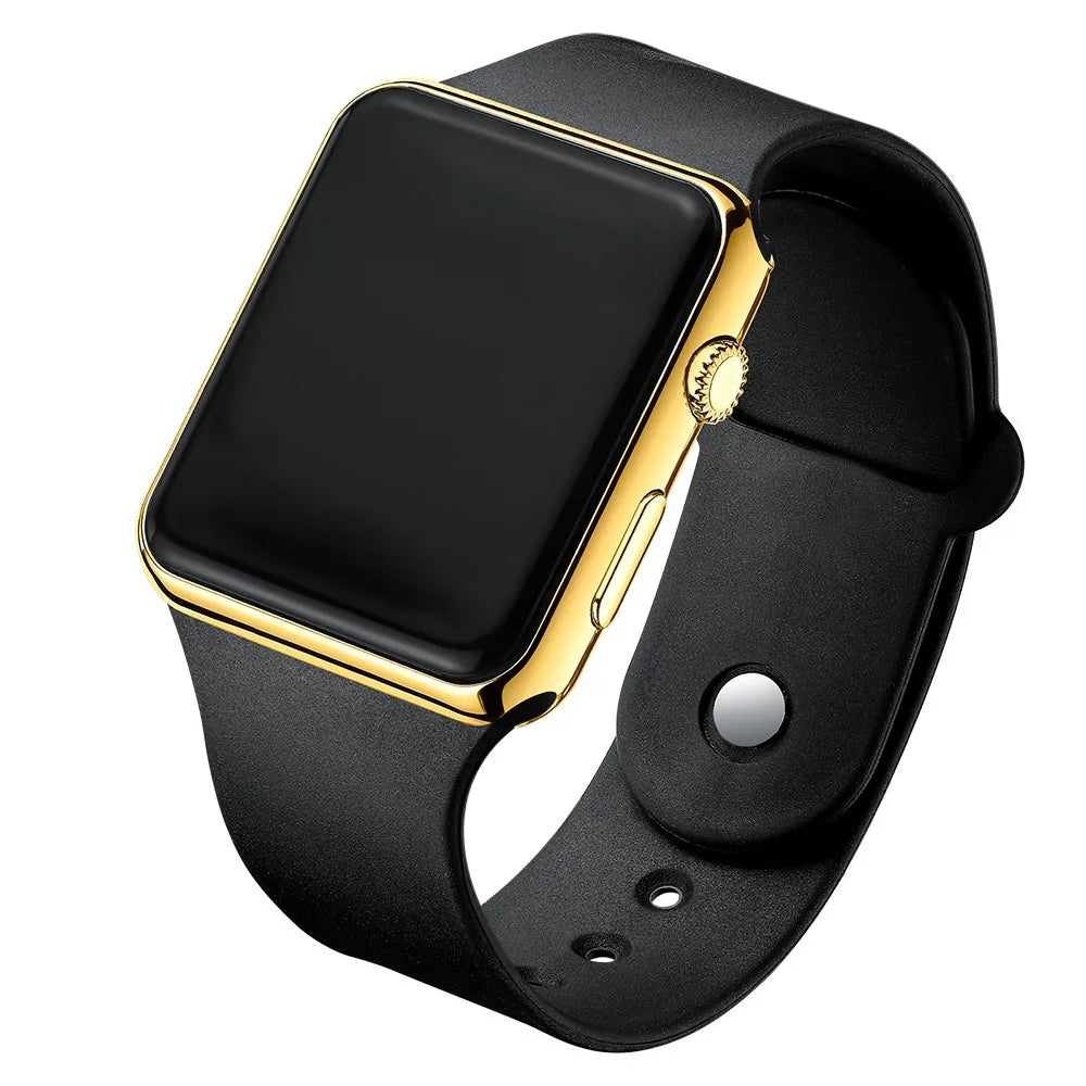 Luxury Unisex Slim Digital Watch | 8mm Ultra-Thin LED Rectangle Watch