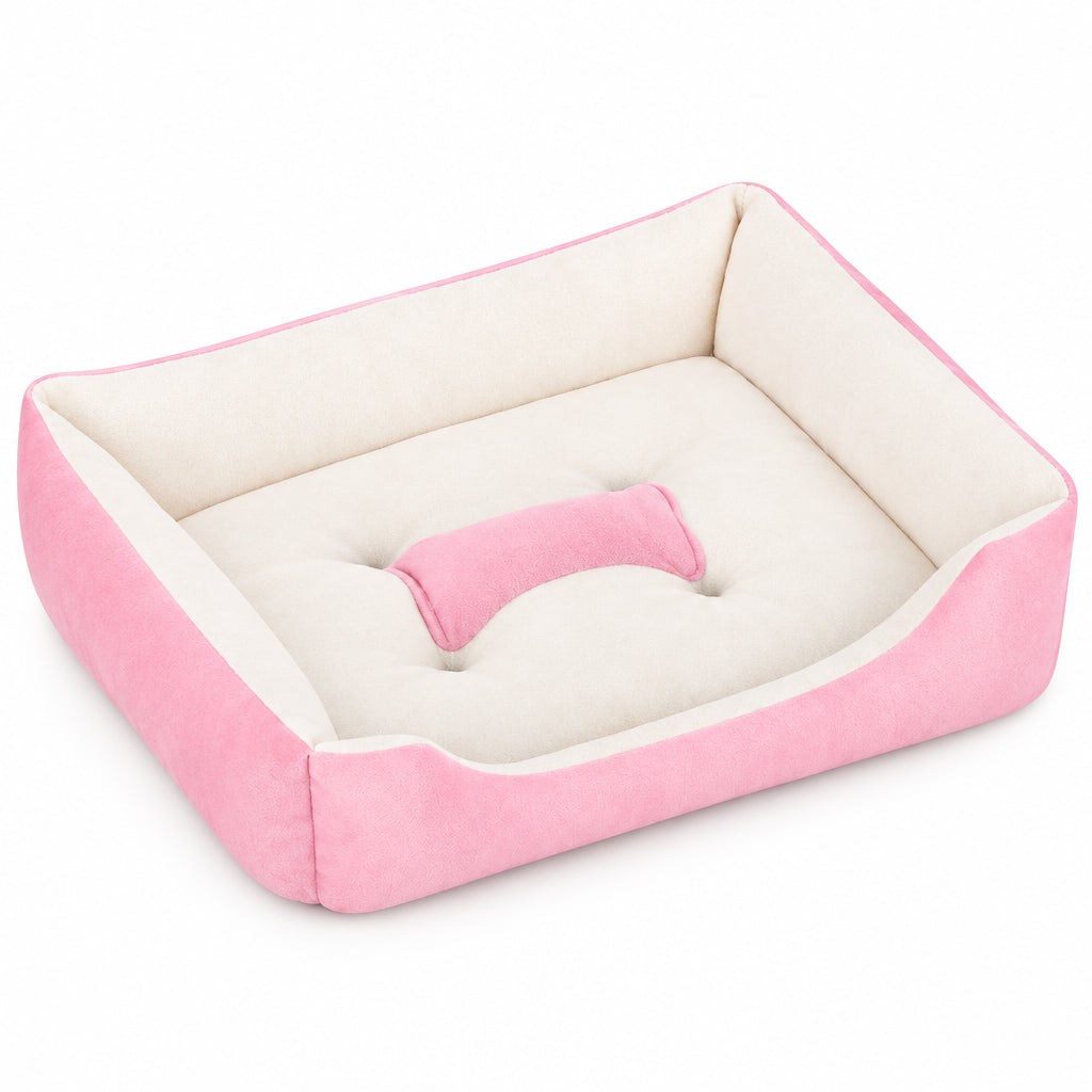 Plush 100% Cotton Breathable Dog & Cat Bed Cushion | Ultra-Cozy Pet Mat in 5 Sizes