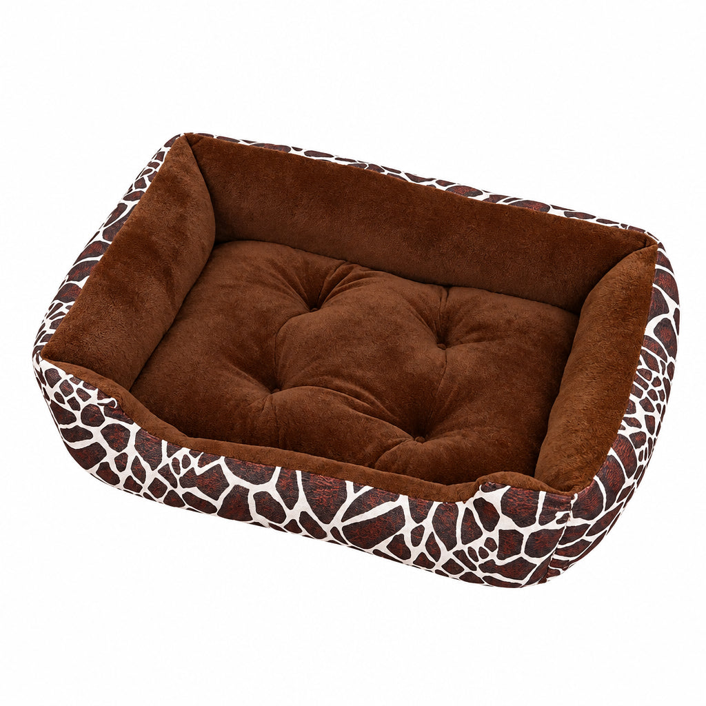 Plush 100% Cotton Breathable Dog & Cat Bed Cushion | Ultra-Cozy Pet Mat in 5 Sizes