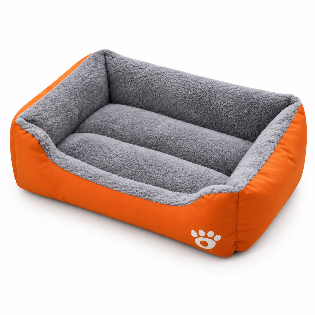 Plush 100% Cotton Breathable Dog & Cat Bed Cushion | Ultra-Cozy Pet Mat in 5 Sizes