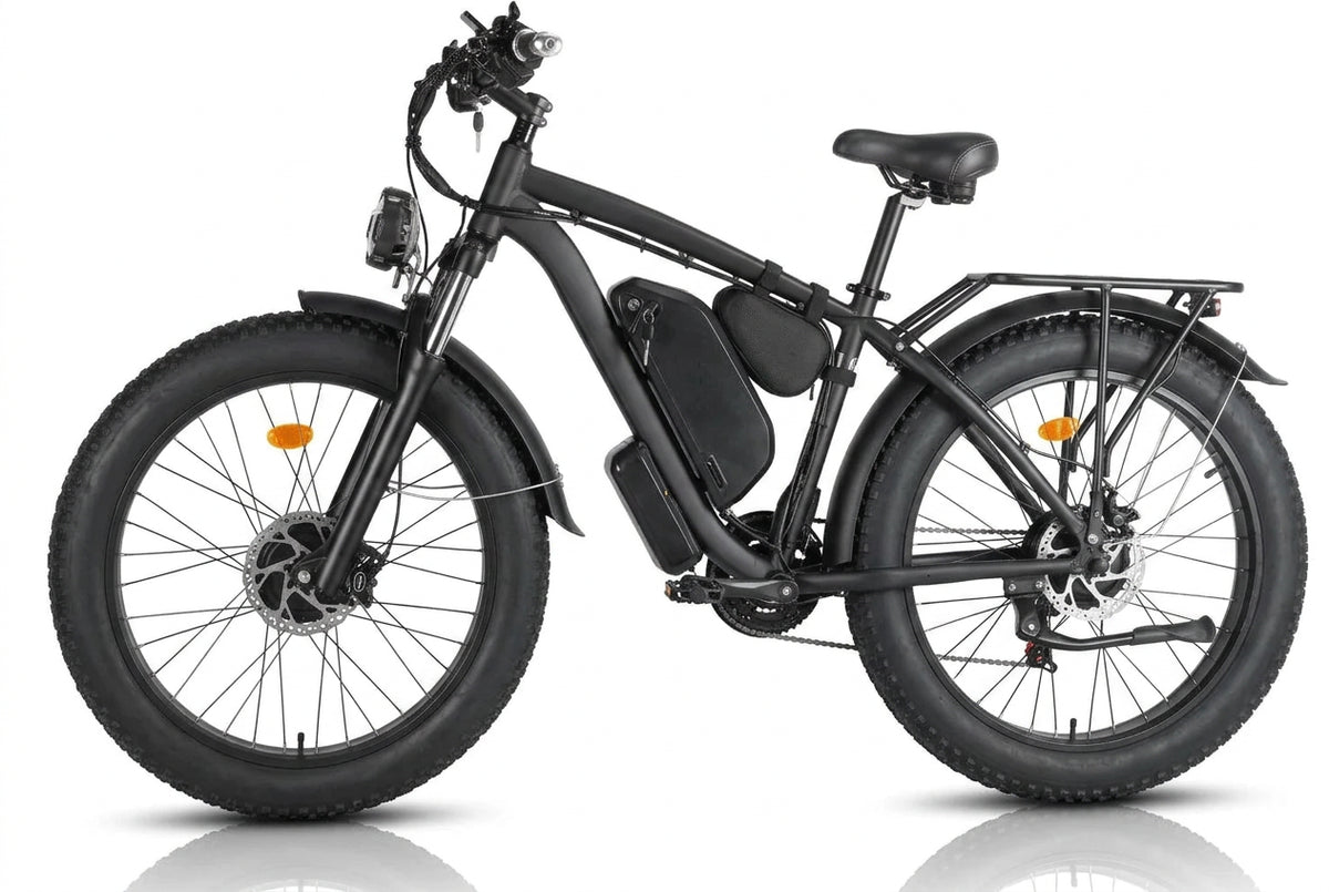 2000W Dual-Motor All-Terrain E-Bike | 48V 22.4Ah Long-Range Electric Bike