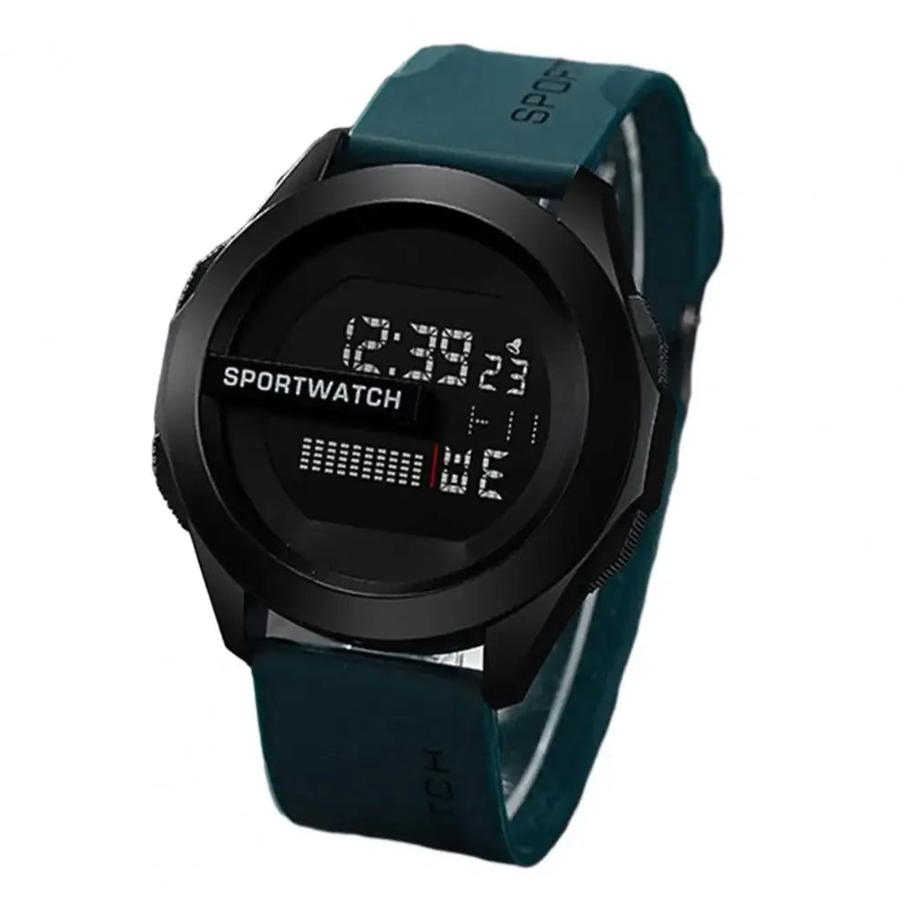 Luxury Men's Tactical Sports Watch | Executive LED Digital Chronograph & Waterproof Performance
