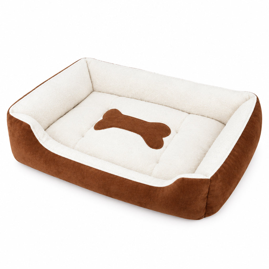 Plush 100% Cotton Breathable Dog & Cat Bed Cushion | Ultra-Cozy Pet Mat in 5 Sizes