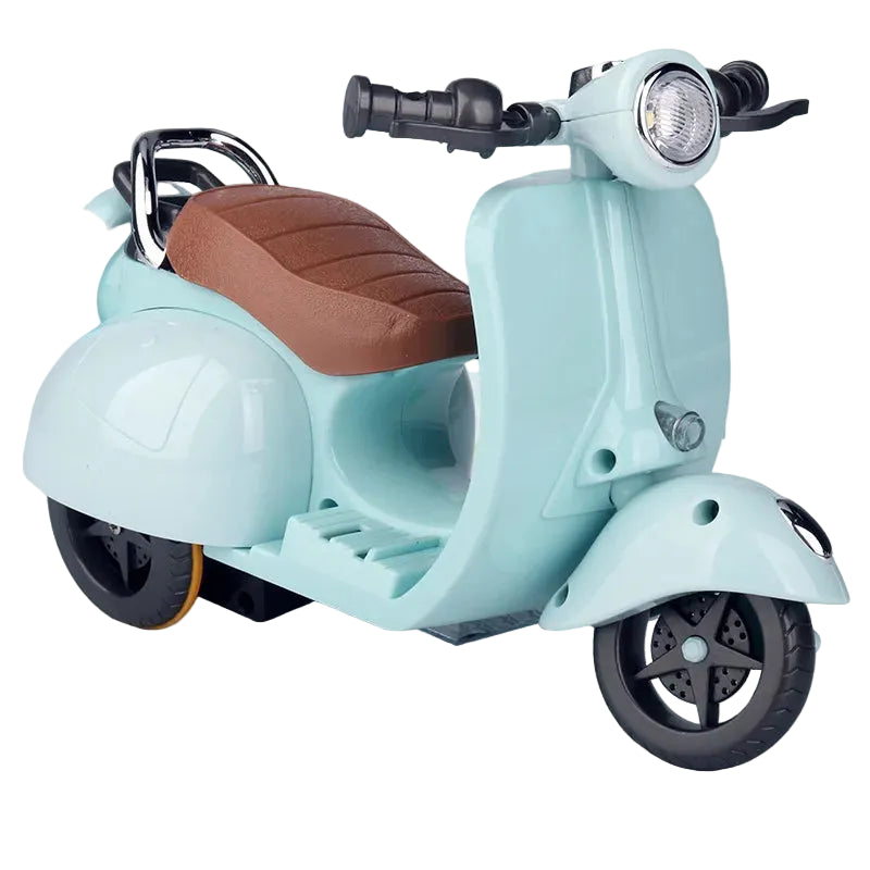 Electric Rotating Stunt Tricycle Toy for Hamsters | Battery-Operated Interactive Pet Car