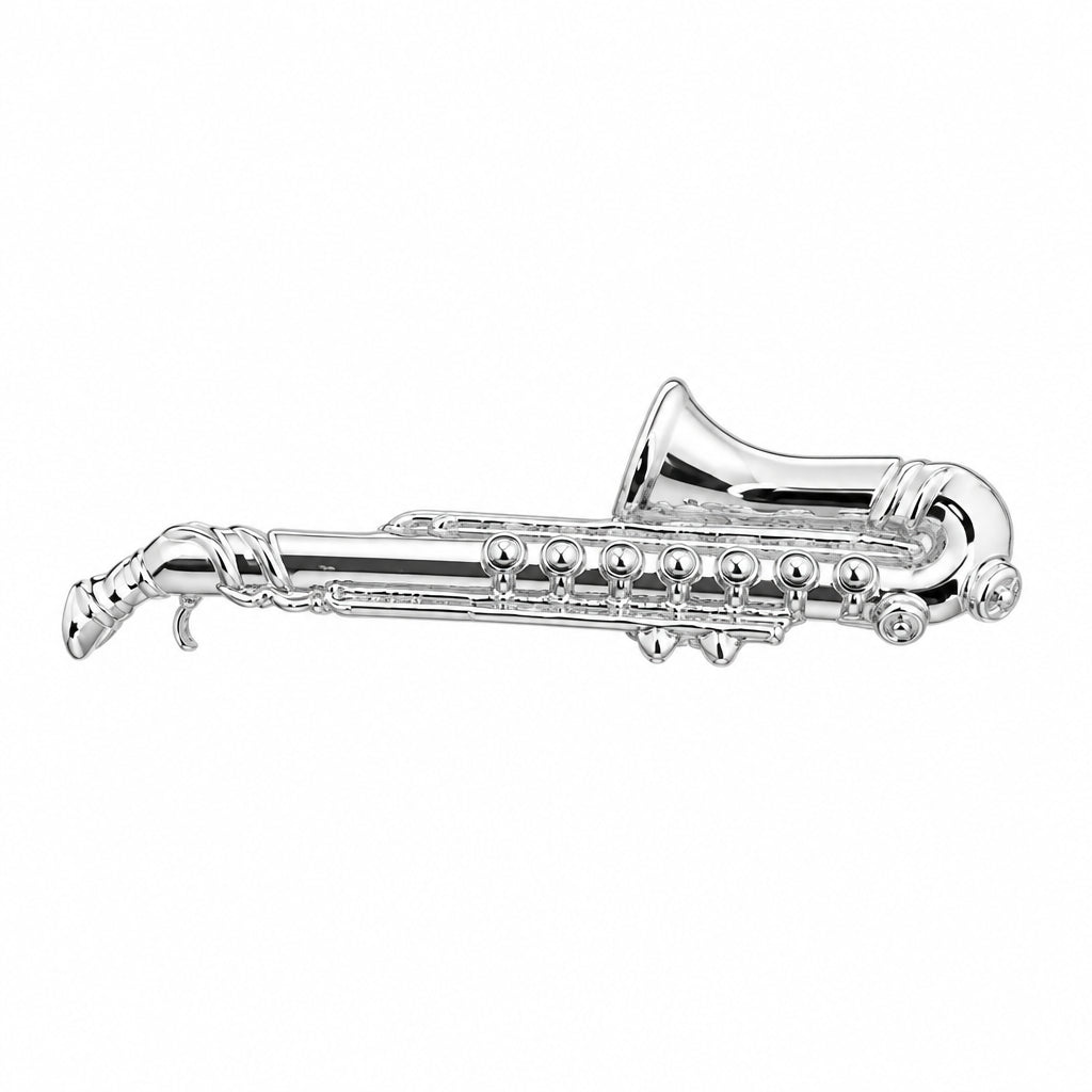 Spectacle Tie Bar | Novelty Glasses Tie Clip in 13 Metallic Finishes