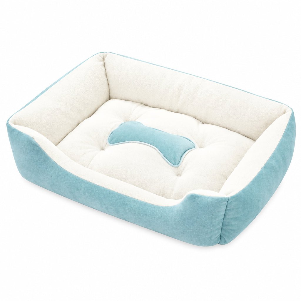 Plush 100% Cotton Breathable Dog & Cat Bed Cushion | Ultra-Cozy Pet Mat in 5 Sizes