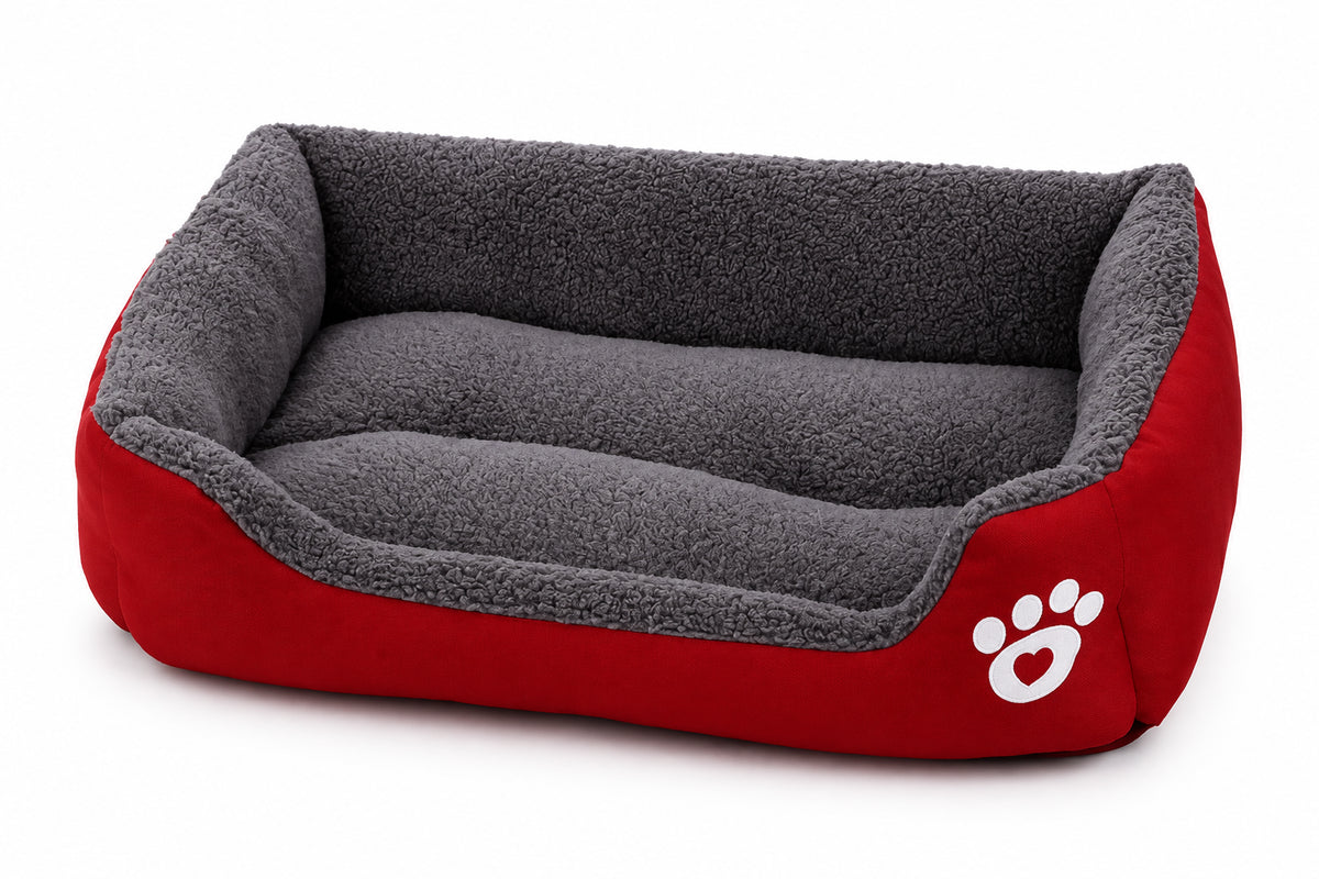 Plush 100% Cotton Breathable Dog & Cat Bed Cushion | Ultra-Cozy Pet Mat in 5 Sizes