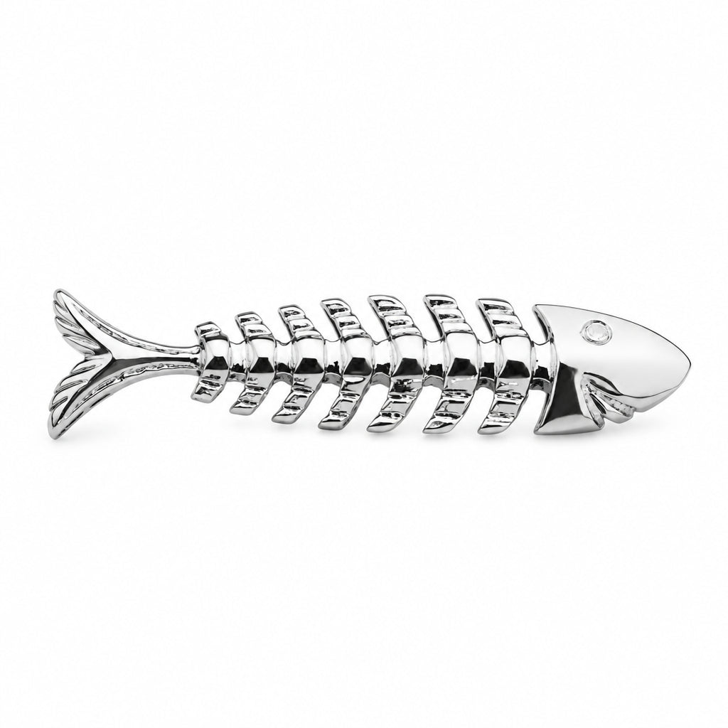Spectacle Tie Bar | Novelty Glasses Tie Clip in 13 Metallic Finishes