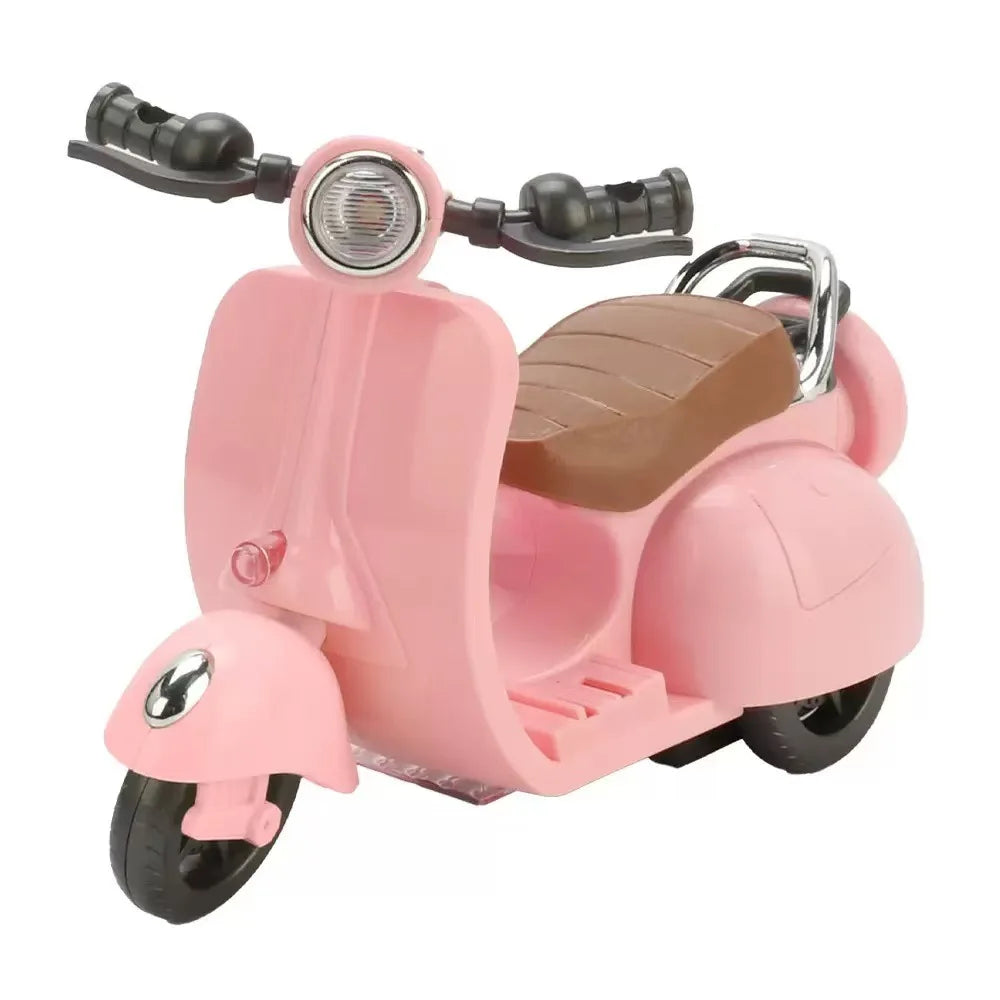 Electric Rotating Stunt Tricycle Toy for Hamsters | Battery-Operated Interactive Pet Car