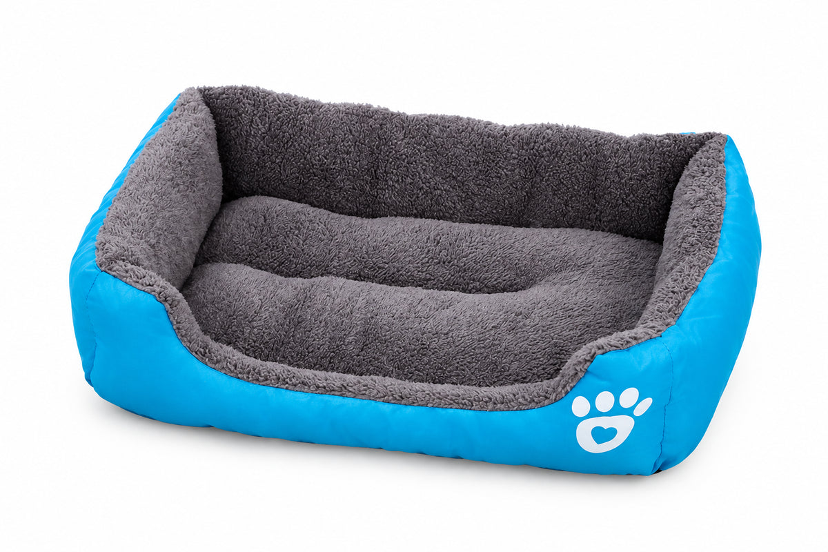 Plush 100% Cotton Breathable Dog & Cat Bed Cushion | Ultra-Cozy Pet Mat in 5 Sizes